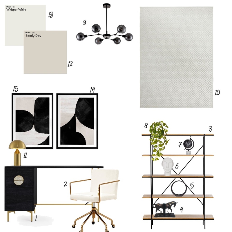 office Mood Board by Larissa Oliveira on Style Sourcebook