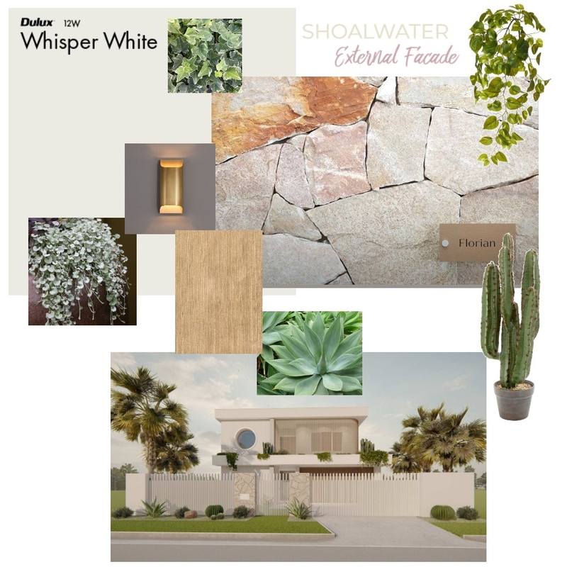 SHOALWATER FACADE Mood Board by zoekernan on Style Sourcebook