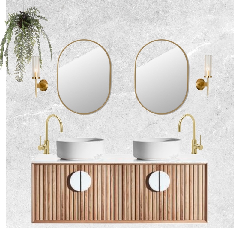 gold bathroom Mood Board by Absolute Home Interiors on Style Sourcebook
