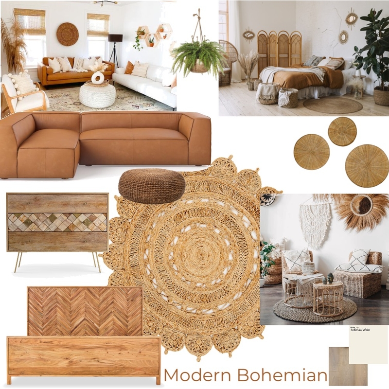 Modern Bohemian Mood Board by mishalee on Style Sourcebook