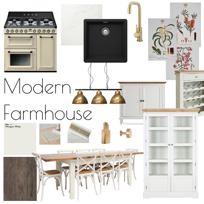 Modern Farmhouse - Kitchen Mood Board by AbigailLouise on Style Sourcebook