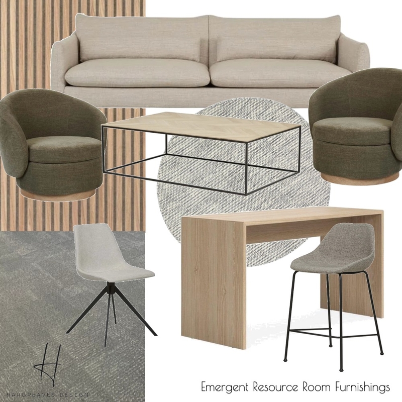 Emergent Group Resource Room Mood Board by Hargreaves Design on Style Sourcebook