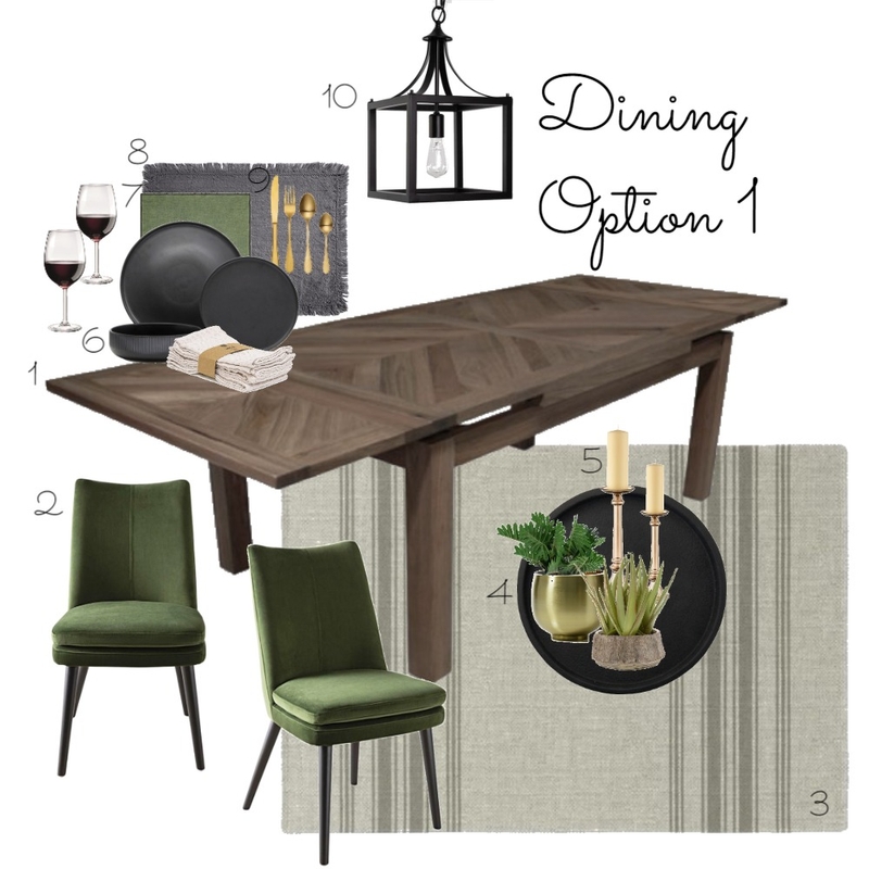 Chris Dining option 1 Mood Board by DesignbyFussy on Style Sourcebook