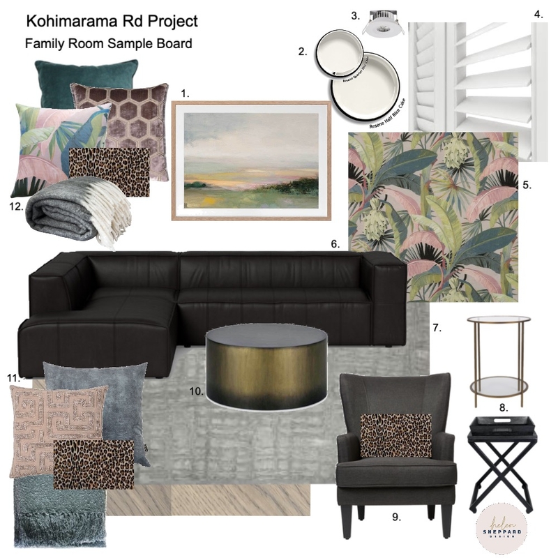 Family Room - Kohimarama Project Mood Board by Helen Sheppard on Style Sourcebook