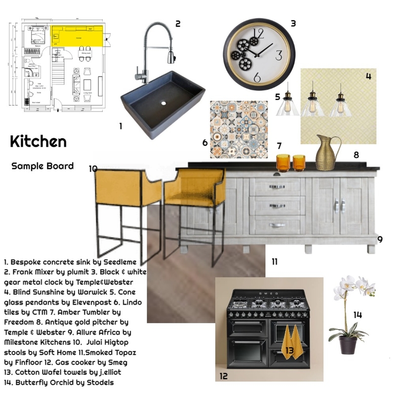 Kitchen Mood Board by YBeukes on Style Sourcebook