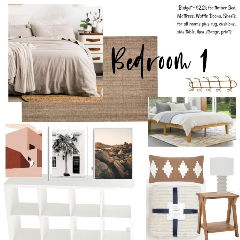 Bedroom 1 - Boho Clay & Cream Mood Board by jack_garbutt on Style Sourcebook