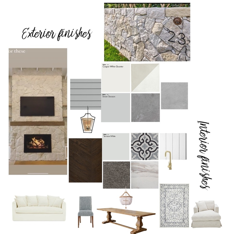 Coastal Hamptons Mood Board by youngjo on Style Sourcebook