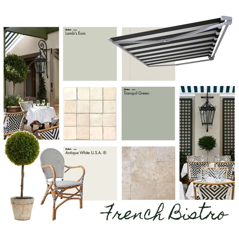 Alfresco - French Bistro Mood Board by RHIO Designs on Style Sourcebook