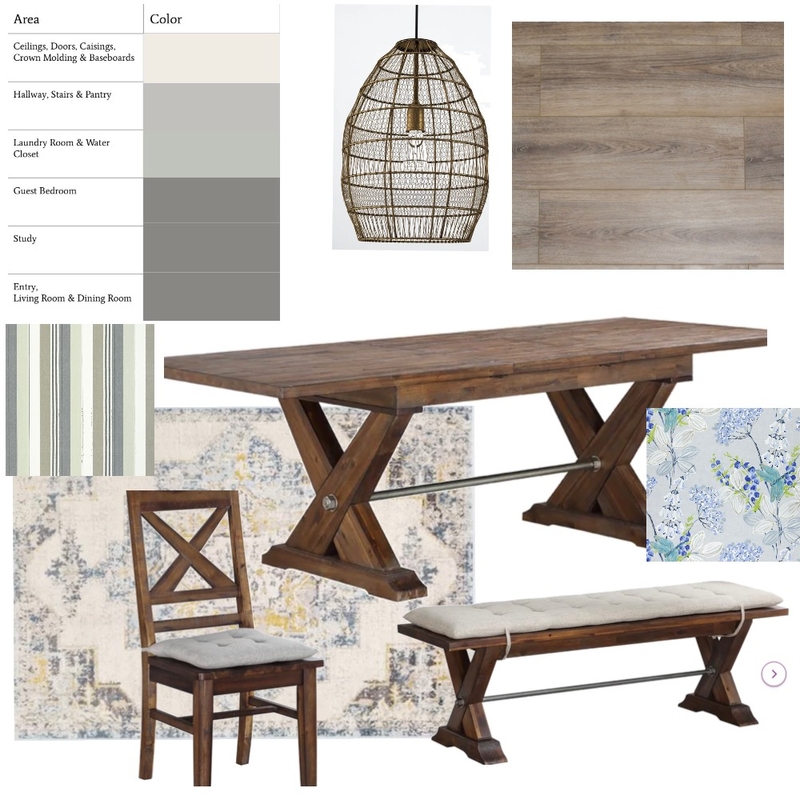 Dining Room Sample Board Mood Board by vanoverallison7@gmail.com on Style Sourcebook