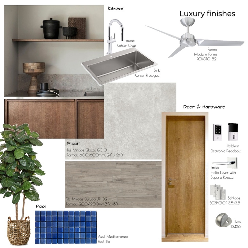 103 Residence - Luxury Finishes Mood Board by Noelia Sanchez on Style Sourcebook