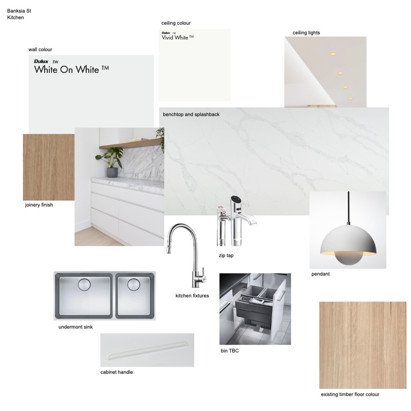 Projects - Banksia St - Kitchen Mood Board by Michael Ong on Style Sourcebook