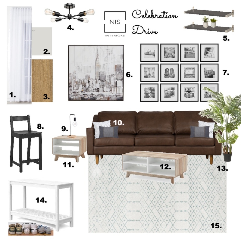 Celebration Drive - Decor B w num Mood Board by Nis Interiors on Style Sourcebook