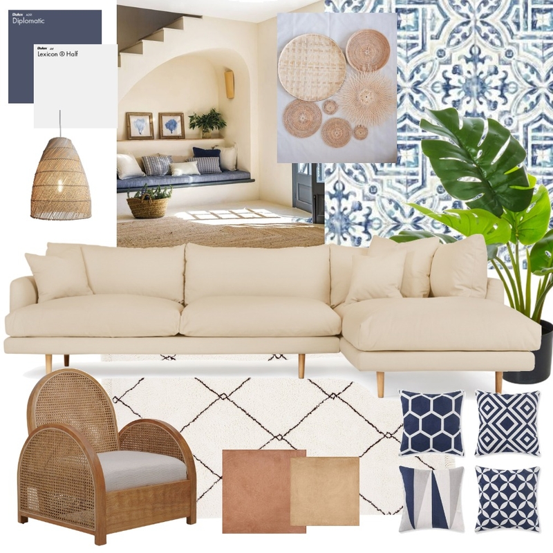 Mediterranean Mood Board Mood Board by clrhstn on Style Sourcebook