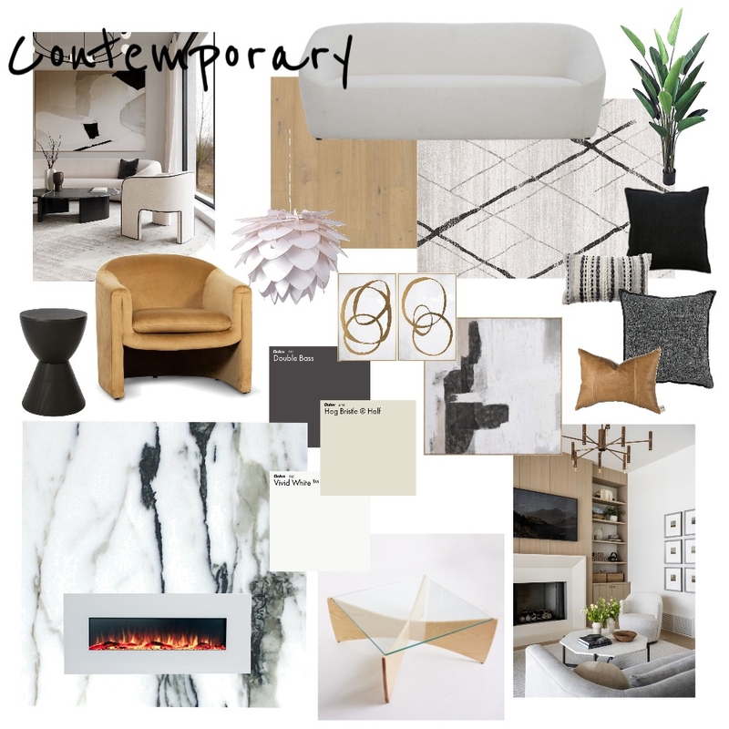 Contemporary Mood Board Mood Board by Blackbird Studio on Style Sourcebook