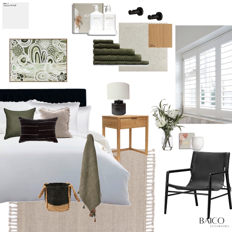 Guest bedroom & ensuite - Geelong West Mood Board by Baico Interiors on Style Sourcebook