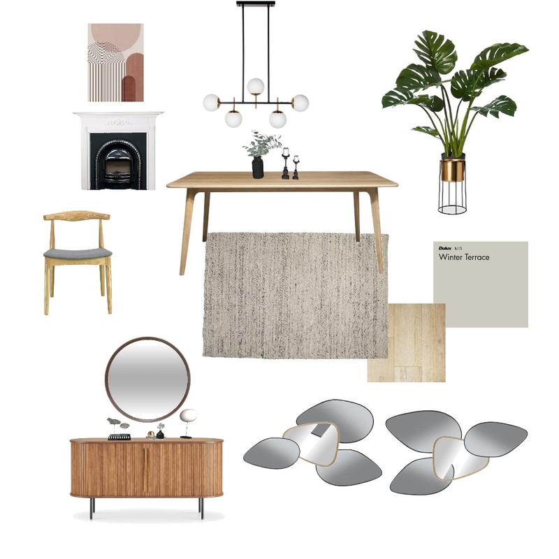 dining area mid century Mood Board by justingorne on Style Sourcebook