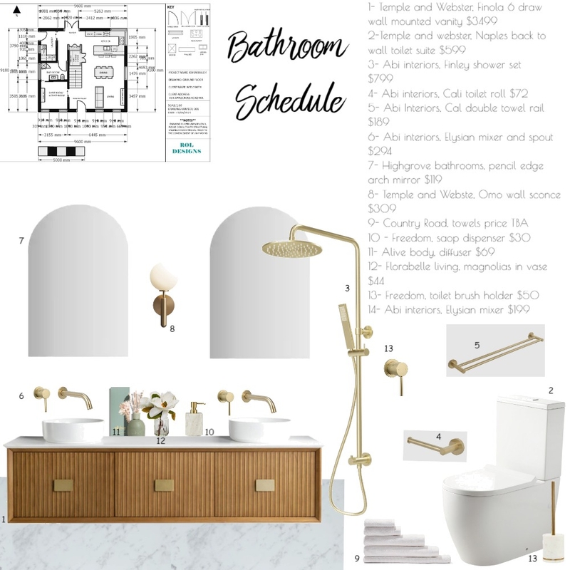 bathroom Mood Board by scontera on Style Sourcebook