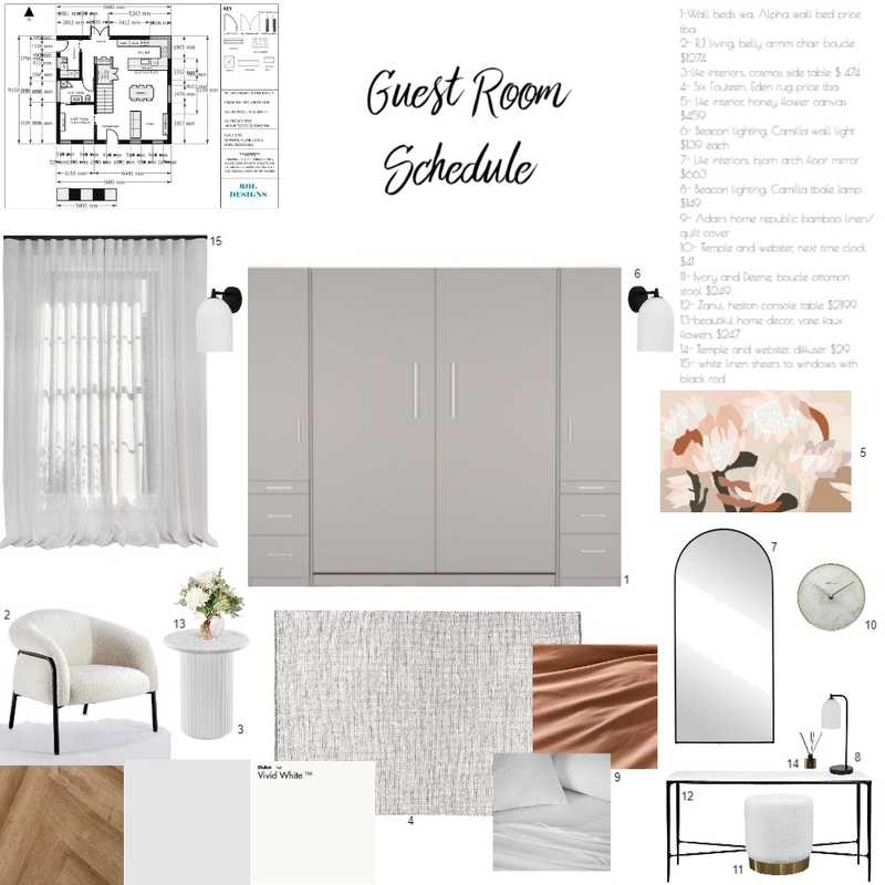 guest room Mood Board by scontera on Style Sourcebook