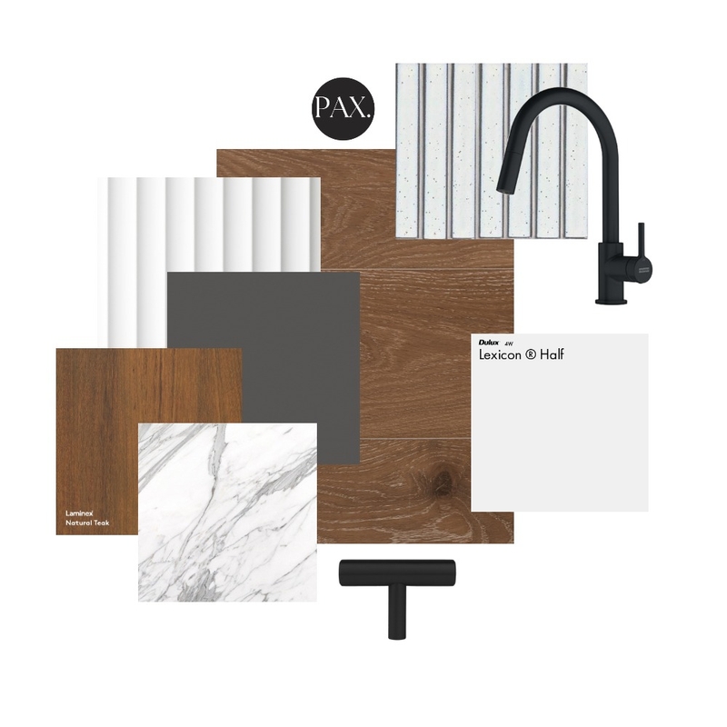 Flat Lay Kitchen Mood Board by PAX Interior Design on Style Sourcebook