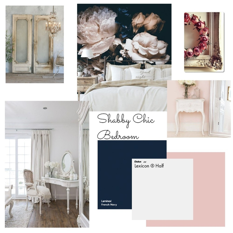 Shabby Chic Bedroom Mood Board by mtviolet on Style Sourcebook