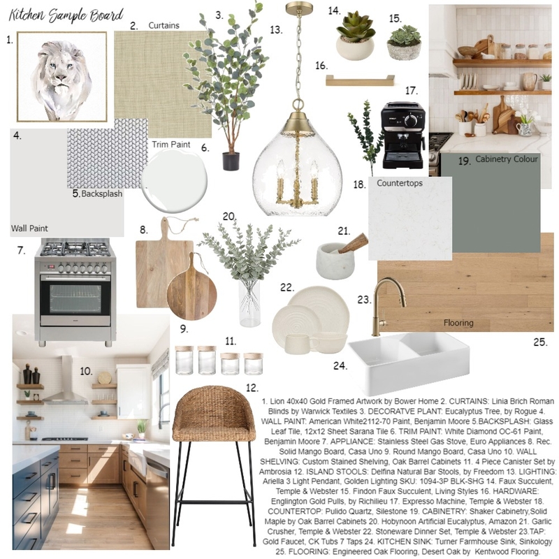 IDI-M9 Kitchen Sample Board Mood Board by AmeliaRose on Style Sourcebook