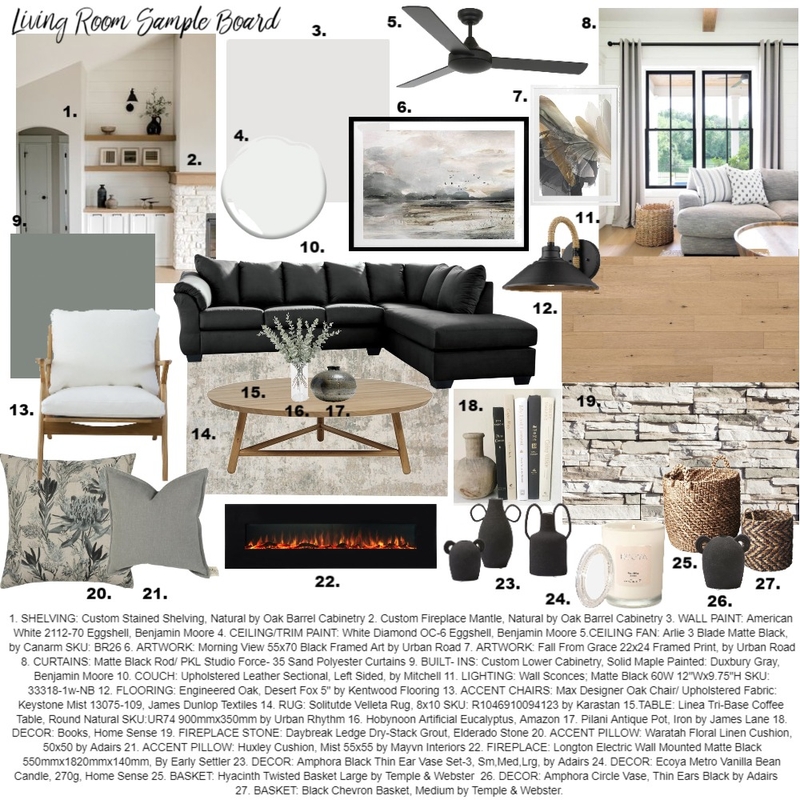 IDI-M9 Living Room Sample Board Mood Board by AmeliaRose on Style Sourcebook