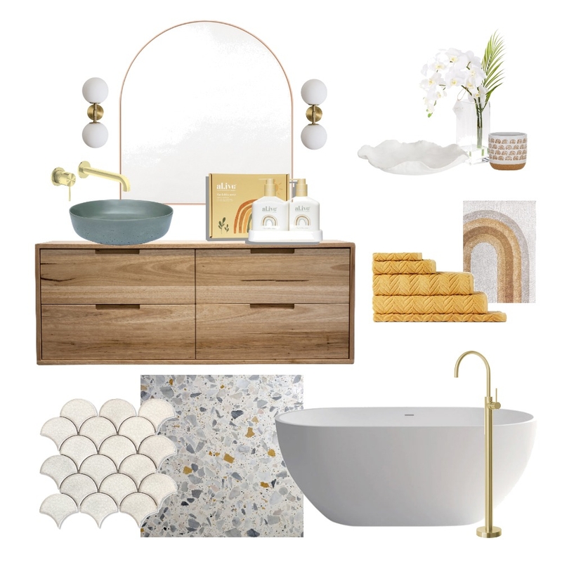 Kids Bathroom Mood Board by Jas and Jac on Style Sourcebook