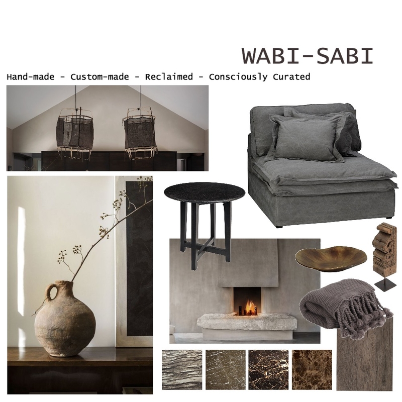 WABI-SABI 2 Mood Board by bramabuild on Style Sourcebook
