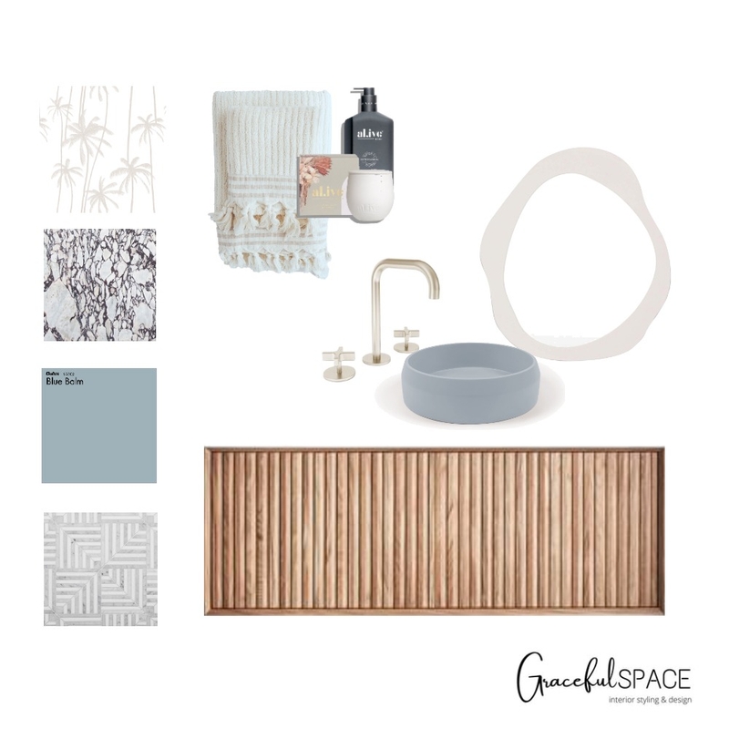 Modern Costal Mood Board by Graceful Space on Style Sourcebook