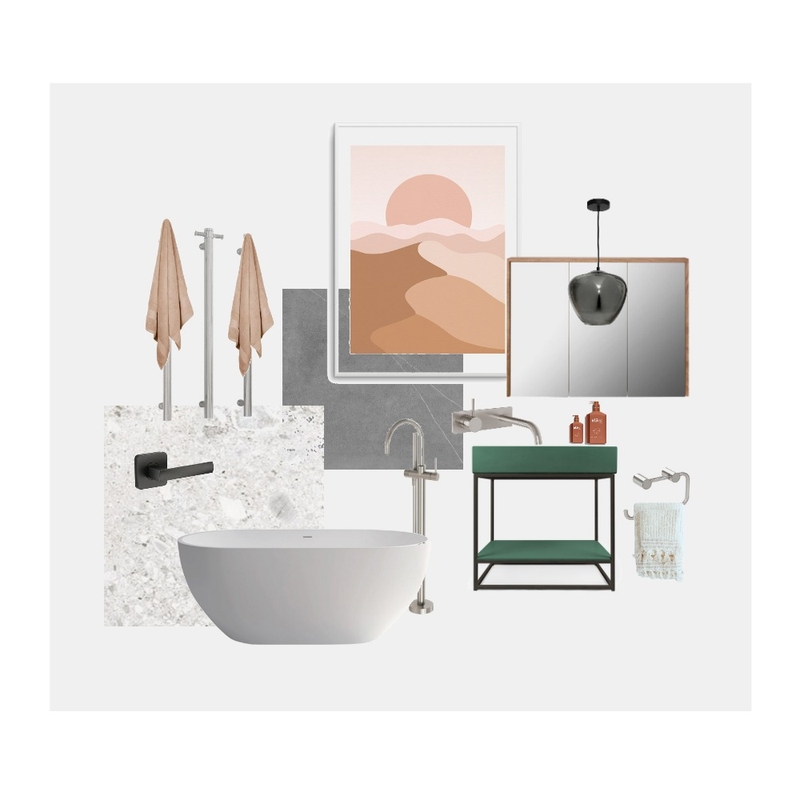 Soho Bathroom Mood Board by The Blue Space on Style Sourcebook