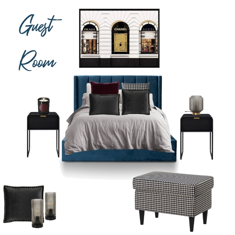 Guest Room Mood Board by Andi on Style Sourcebook