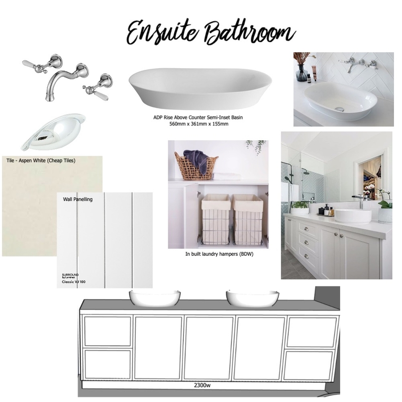 Custom Vanity Ensuite Mood Board by owensa on Style Sourcebook