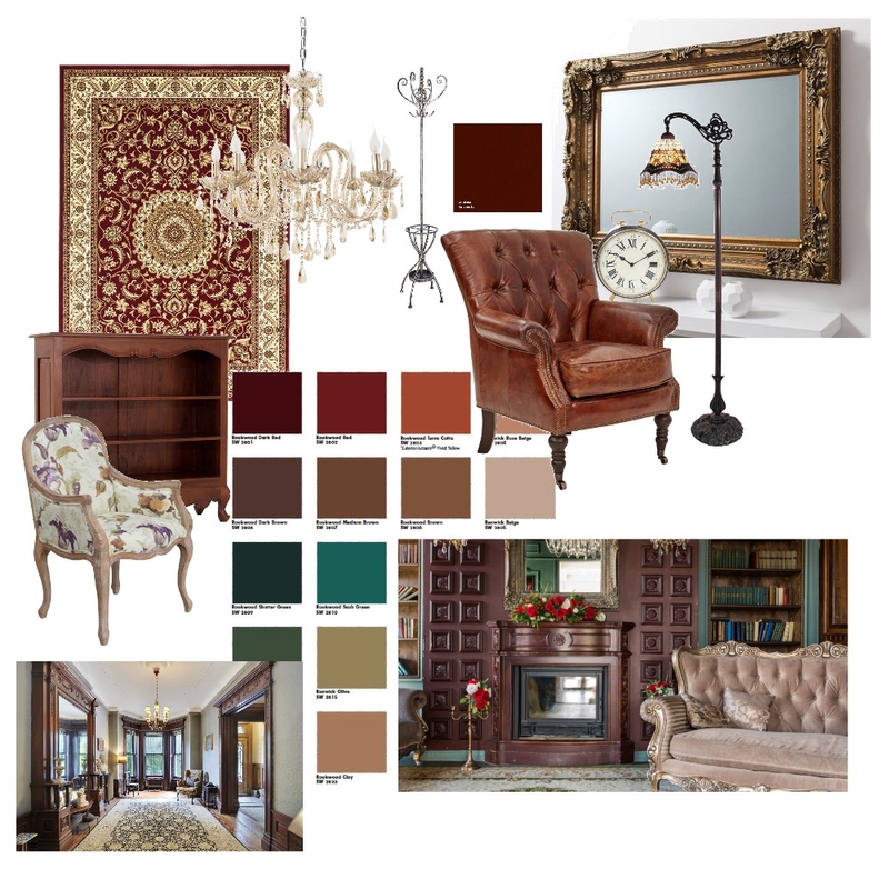 Victorian Interior design Mood Board by ShannonR on Style Sourcebook