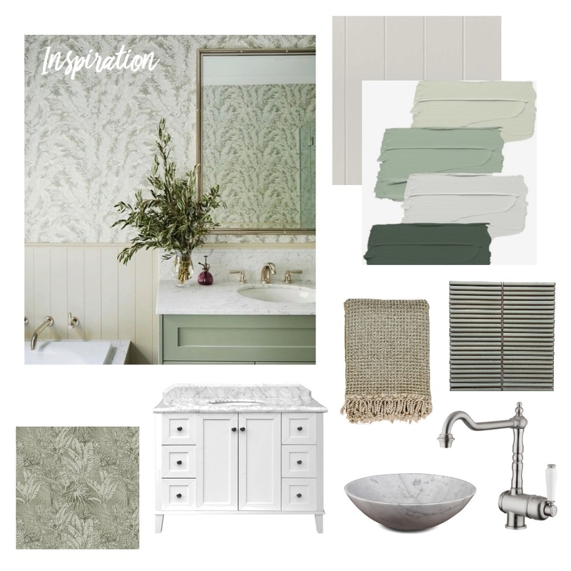 Sage Country Bathroom moodboard inspo Mood Board by Clare.p on Style Sourcebook