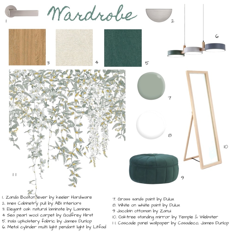 Walk in robe palette Mood Board by carwal on Style Sourcebook