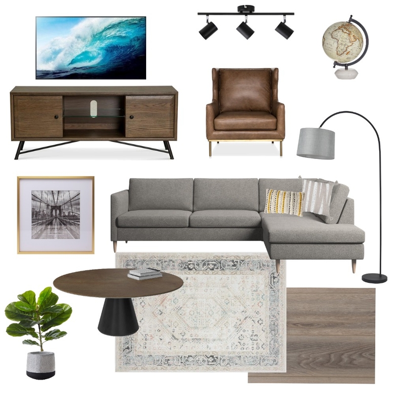 Masculine living room greys Mood Board by Marina AR on Style Sourcebook