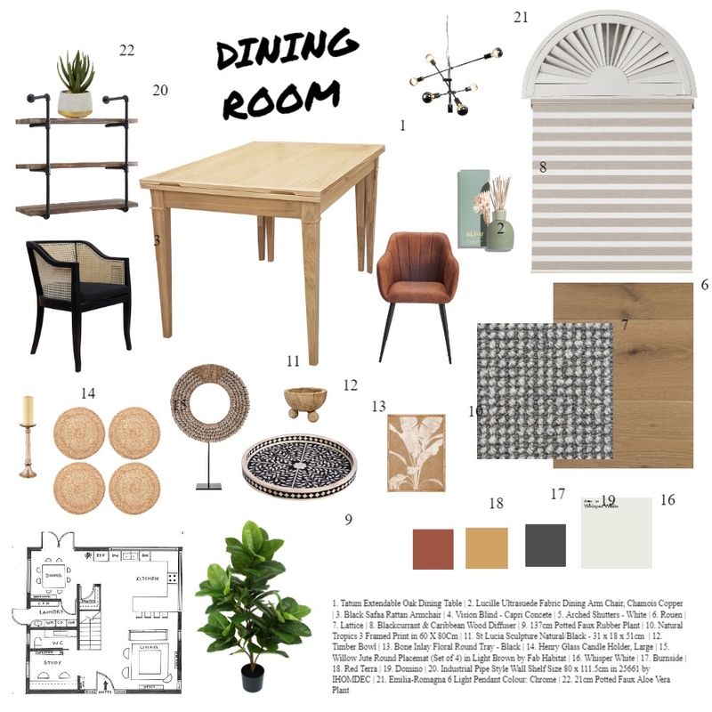 Dining Room Mood Board by Sarika Saraf on Style Sourcebook