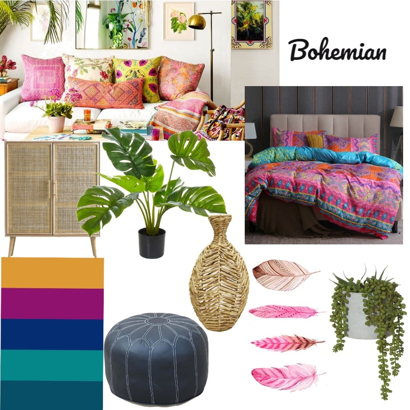 Bohemian Mood Board by coleenpollard on Style Sourcebook