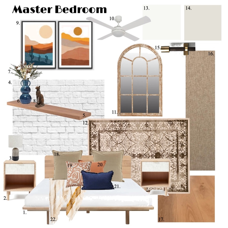Master Bedroom Module 10 Part B Mood Board by Shannonlauradye on Style Sourcebook