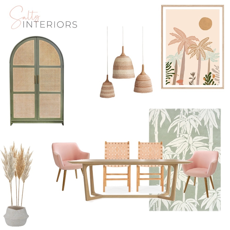 Palm Springs Dining room Mood Board by Salty Interiors Co on Style Sourcebook