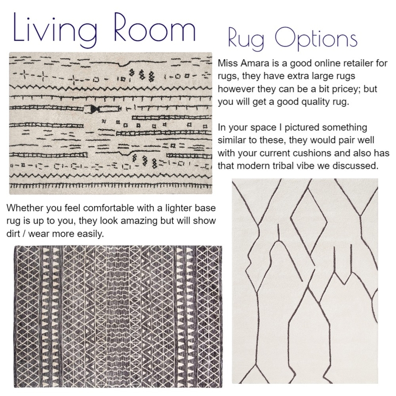 Blanch Living Rugs Mood Board by Kohesive on Style Sourcebook