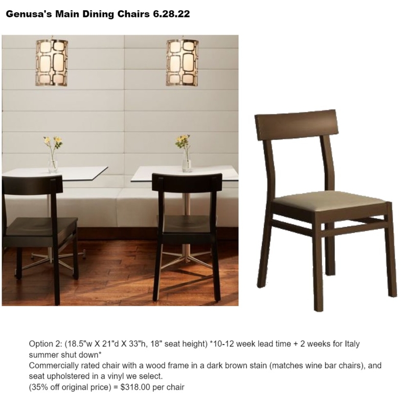 genusas chairs 2 Mood Board by Intelligent Designs on Style Sourcebook