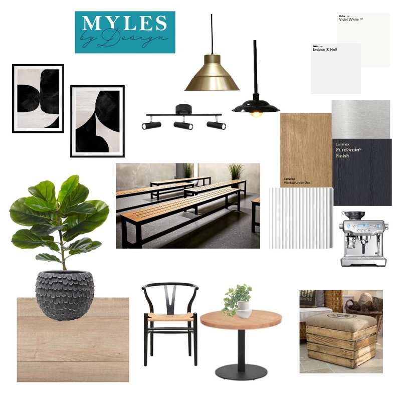 Candlewood Cafe - Mood Board Option 2 Mood Board by Myles By Design on Style Sourcebook