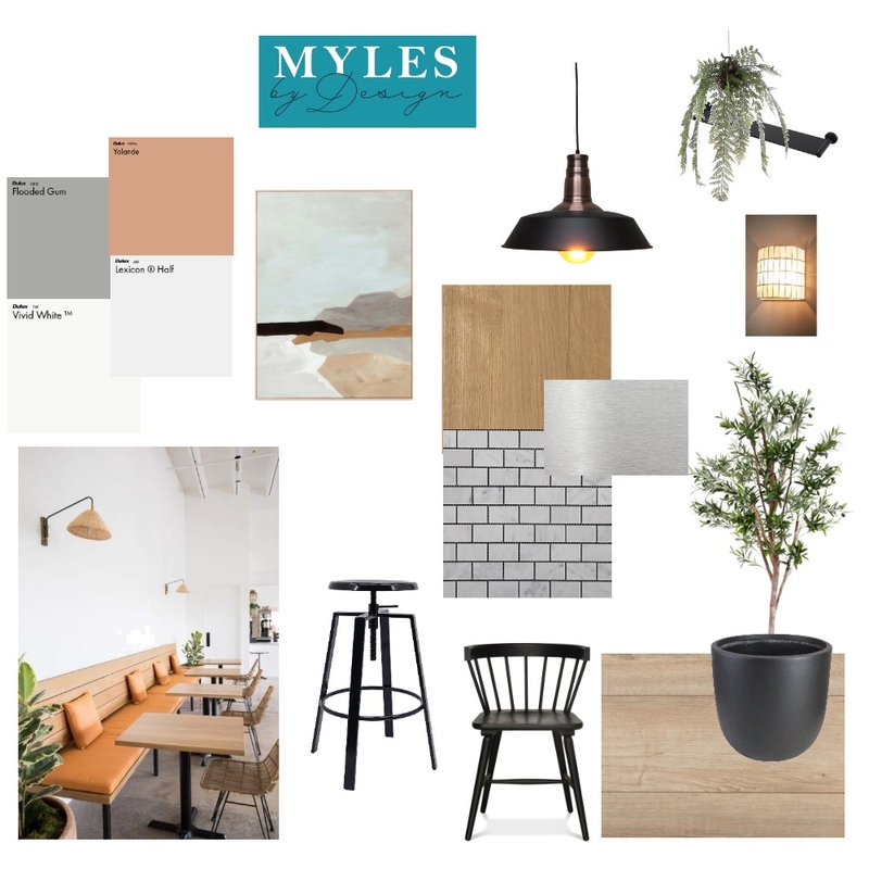 Candlewood Cafe - Mood Board Option 3 Mood Board by Myles By Design on Style Sourcebook