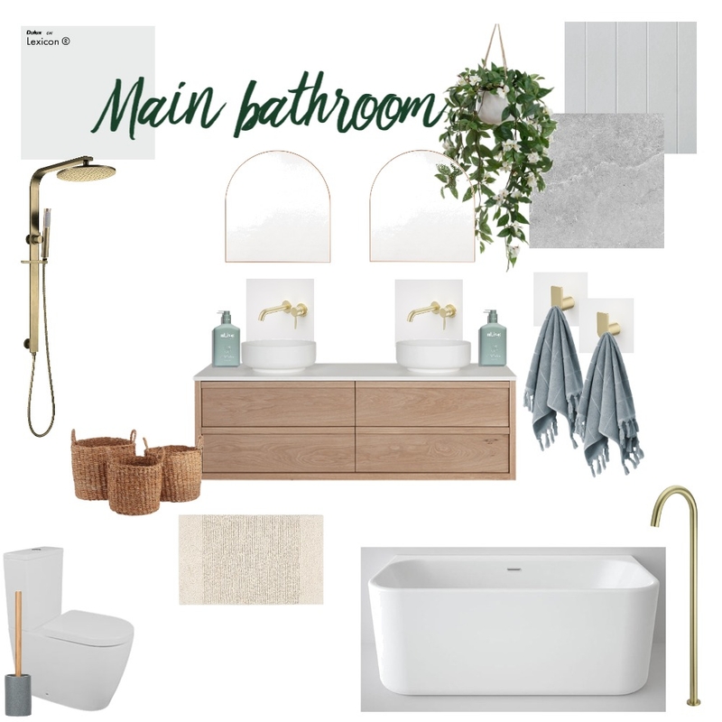 Coastal main bathroom Mood Board by hales29 on Style Sourcebook