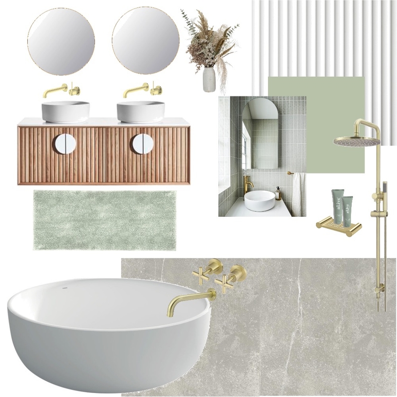 sage bathroom Mood Board by Emilyfox on Style Sourcebook