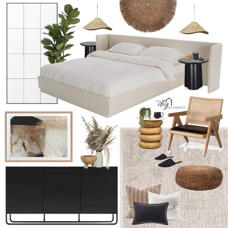 Modern bedroom Mood Board by Thediydecorator on Style Sourcebook