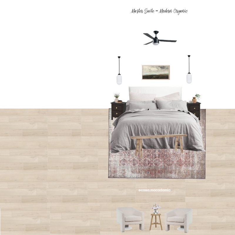 Master Suite - Modern Organic (Levent - Hemnes - Boucle Chair)) Mood Board by Casa Macadamia on Style Sourcebook