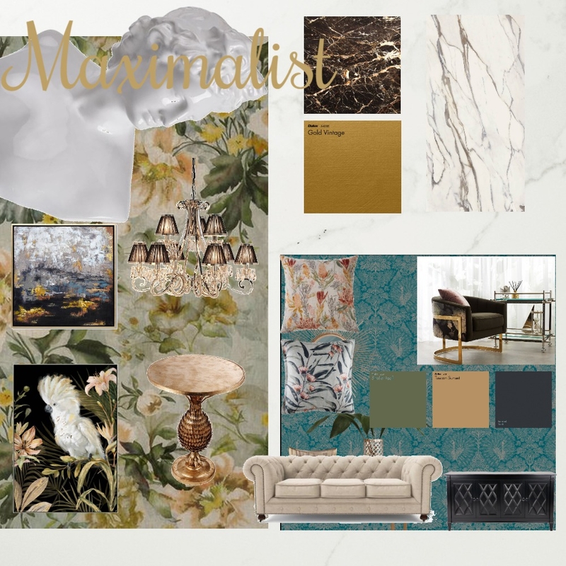 Maximalist Mood Board by kris@weareinthewild.com on Style Sourcebook