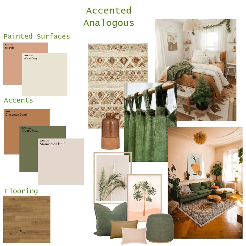 Accented Analogous Mood Board by Natalie Holland on Style Sourcebook